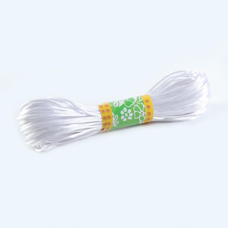 20m Nylon Cords Chinese Knot Woven Colorful Rope String Beads Thread For DIY Handmade Bracelet Jewelry Supplies Accessories