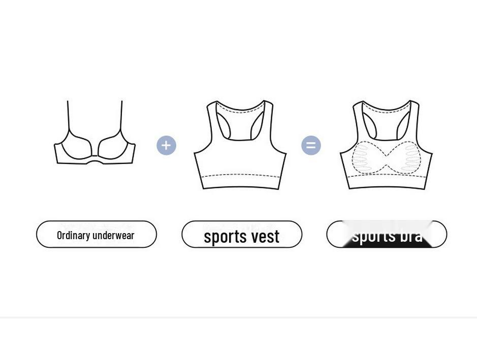 Nahtloser stoßfester Sport-BH mit hohem Aufprallschutz und schönem Rückendesign für Damen