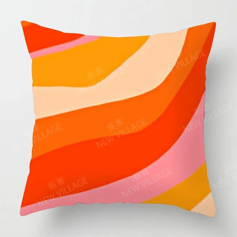 Nordic Fall Home Decor Autumn Throw Pillow Case Sofa Cushion Cover Modern   Geometry