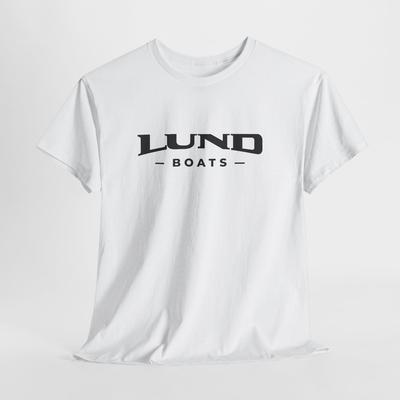 Lund Boats T-Shirt – Unisex Angel-Baumwoll-T-Shirt für Männer, Frauen oder Angler