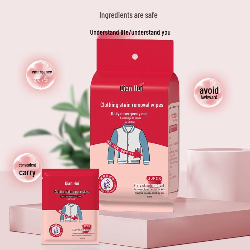 100-Pack No-Wash Stain Remover Wipes: Portable Cleaning for Clothes, Oil, White Shoes, and Jackets