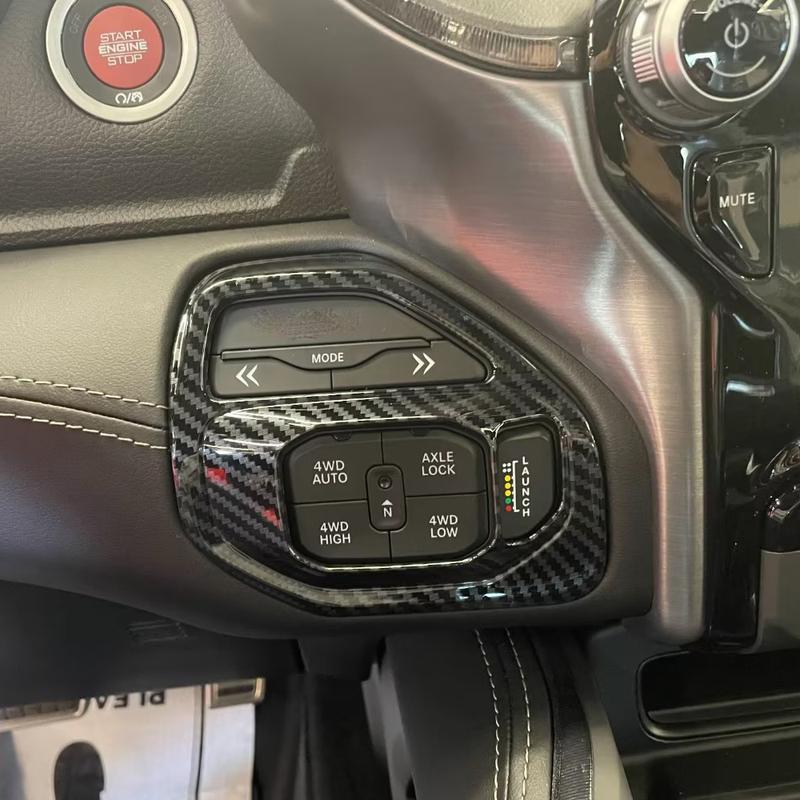 For Dodge Ram 1500 TRX   2024 ABS Steering Wheel Frame Dashboard Armrest Handle Panel Air Outlet Vent Trim Gear