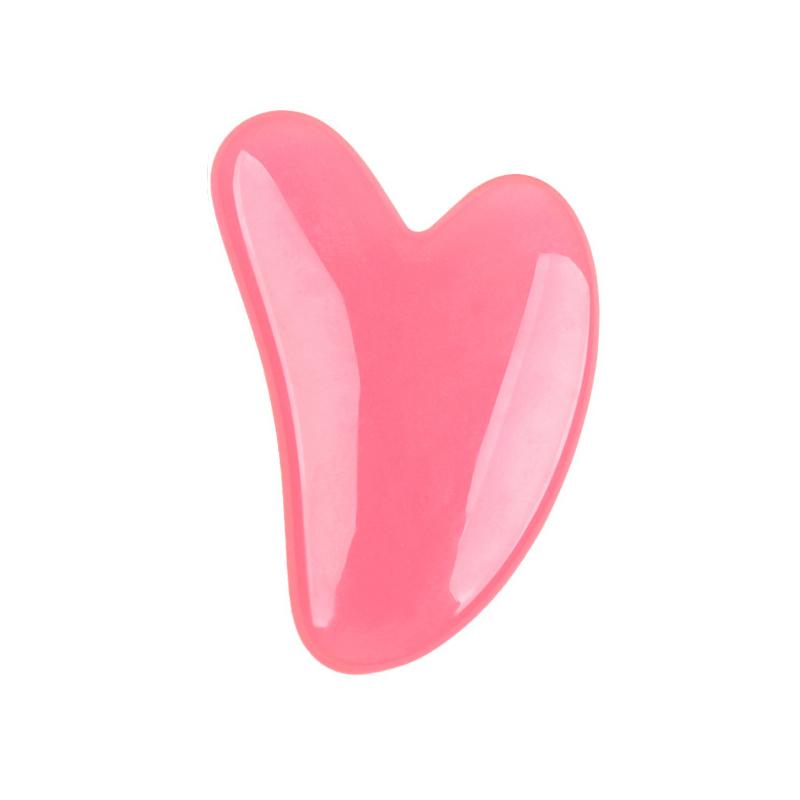 1Pc Resin Gousha Stone Face Roller Gouache Scraper - Facial Gua Sha Tool for Massaging And Skin Care