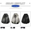 JEANSWEST Men's Striped Hooded Jacket