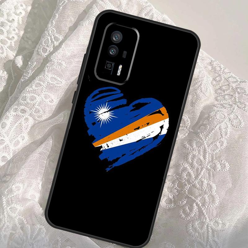 marshall island national flag Case For Xiaomi 14T 11T 12T 13T Pro 13 14 Ultra POCO X6 Pro M6 X3 X5 M5s F3 F5 F6 Cover