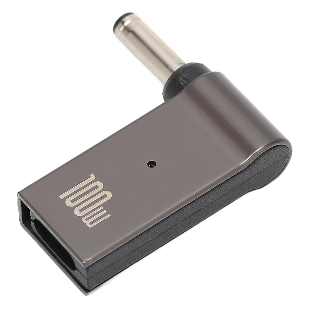 Type C Female to Male Adapter 100W 5A Aluminum Alloy PD Laptop Charging Adapter for Lenovo 4.0mm 1.35mm