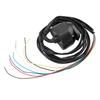7 Pin Trailer Socket Wiring Kit with 1.5m Cable Towing Socket Wiring Harness for Commercial Vehicles Semi Trailer