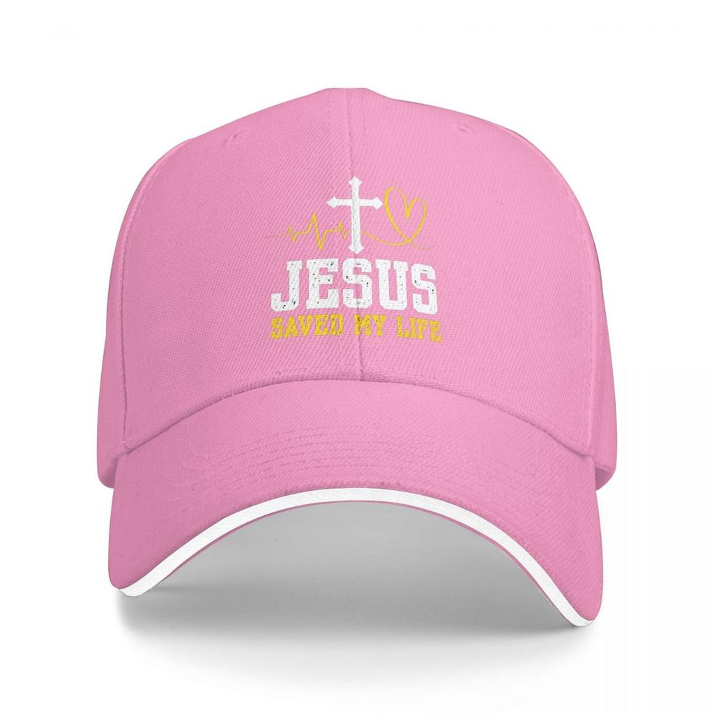Unisex Baseball Hats Jesus Saved My Life Logo Outdoor Streetwear Summer Sports Baseball Caps Hip Hop Cap Casquette Hats