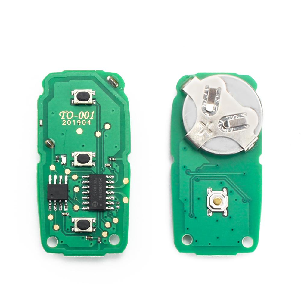 Fernbedienung für Auto-Schlüssel für Toyota Celica Cruiser Highlander Prius RAV4 Yaris 2+1/3+1 Tasten/ HYQ12BBX/GQ43VT14T /314.4/314 MHz