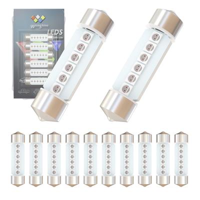 WiseShine DC 24V 38mm 6418 LED-Birnen Rot 6411 DE3423 LED-Birne LKW Marine