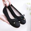 Fashion Ladies Footwear Soft Bottom With Heel Slip-on Breathable Women's Flat Shoes Office Canvas Comfortable and Elegant Lastest Y2k 39