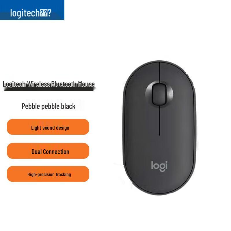 Logitech Pebble M350 Wireless Bluetooth Silent Mouse
