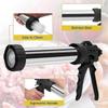 Jerky Gun Kit Stainless Steel 1LB Sausage Stuffer for Ground Meat with 5 Nozzles Dual Function