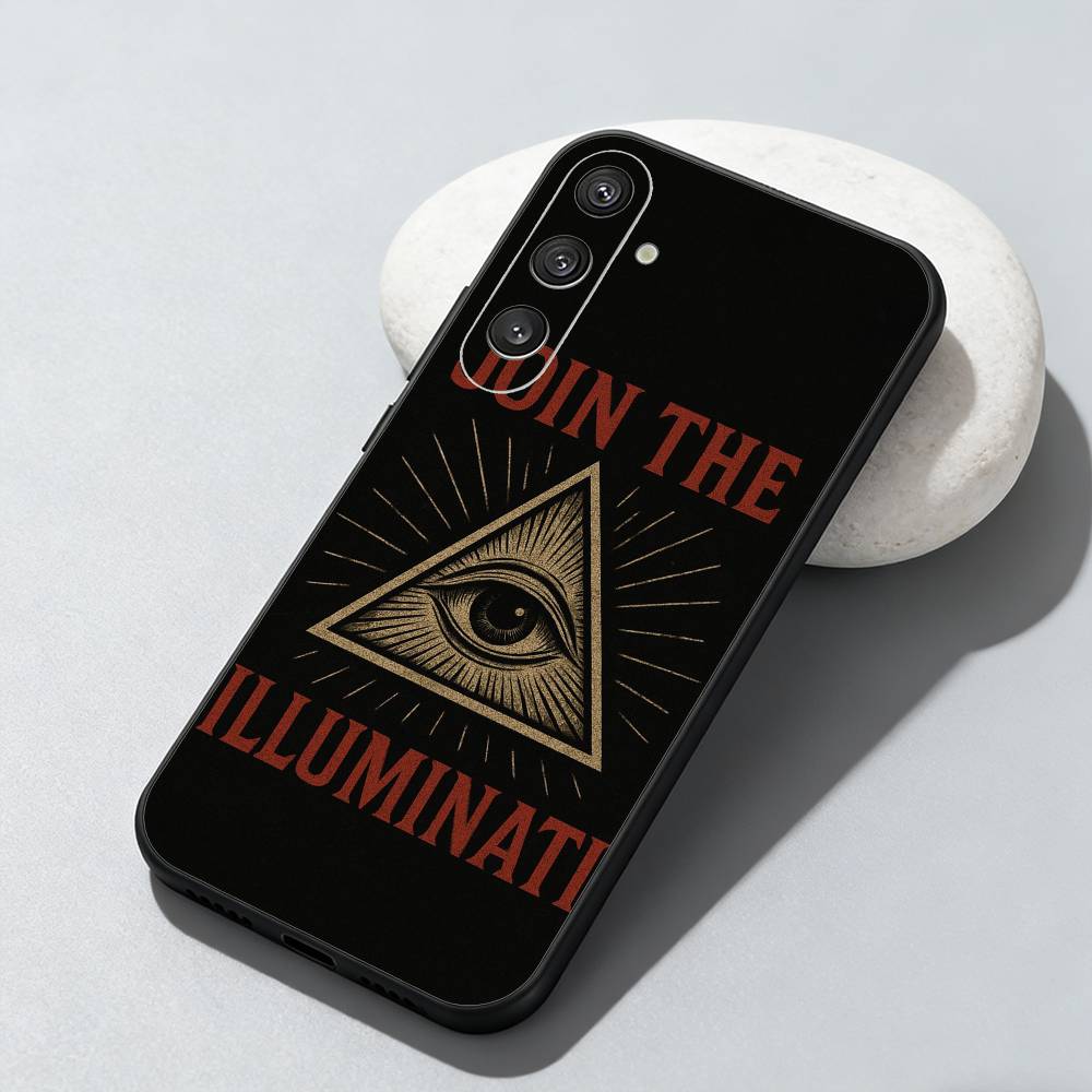 I-Illuminati  Phone Case For Samsung Galaxy A73,A72,A71,A70,A52,A51 Others Soft Black Cover
