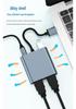 USB-C To Dual HDMI Adapter with USB 3.0 Hub, Supports Independent Triple Displays for M1/M2 Graphics Cards