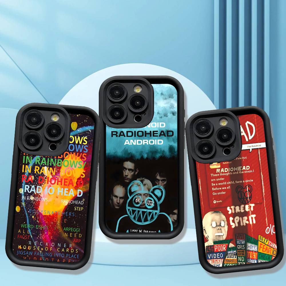 Phone Case R-Radiohead Rock Band For Oppo Reno15 Reno14 Reno13 Reno12 Reno11 Reno10 Reno8 Reno7 Z T Pro Plus Soft TPU Back Cover