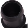 2pcs Black Plastic Universal Car Heater Hose Fitting Connector 1-1/4 5/4 5/8 32mm 16mm Tee Water Coolant Flange
