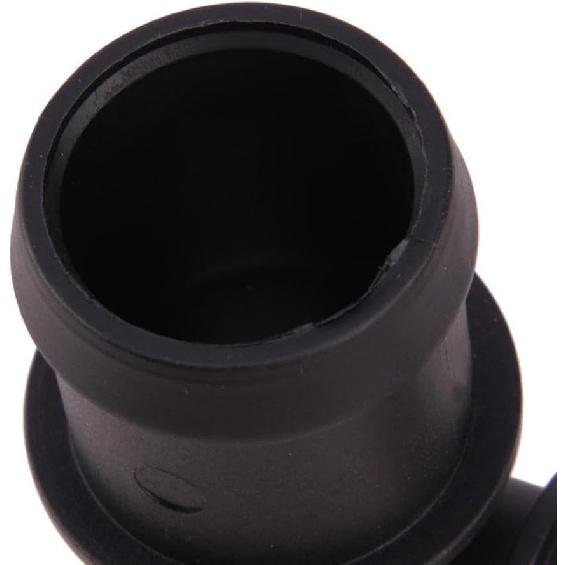 2pcs Black Plastic Universal Car Heater Hose Fitting Connector 1-1/4 5/4 5/8 32mm 16mm Tee Water Coolant Flange