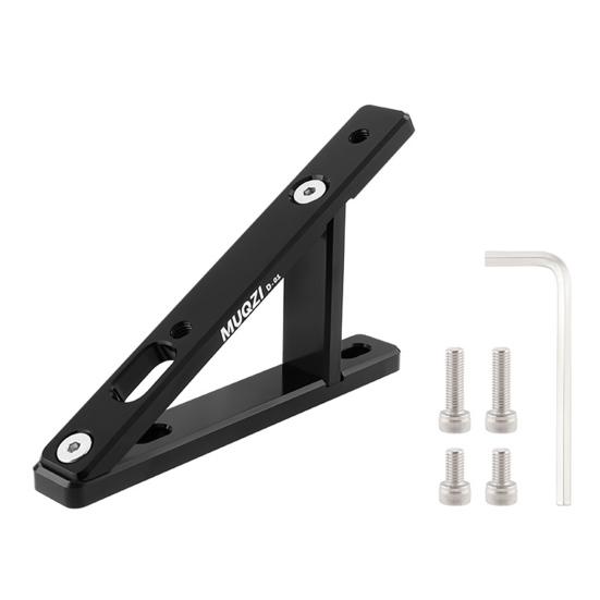 Bike Water Bottle Cage Adapter with Wrench Screws Lightweight Aluminum Alloy Mountain Road Bicycle Water Bottle Holder Mount Base Bike Accessories