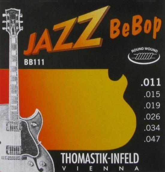 Jazz Guitar Round BeBop BB111 Thomastik-Infeld Strings, Wound, (11-47),