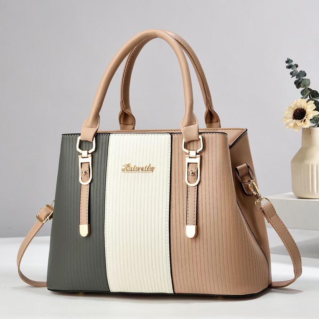 Prémiová patchworková barevná kabelka Všestranná taška přes rameno Módní Top vzhled Kvalita Vícevrstvá Velkokapacitní Crossbody taška de