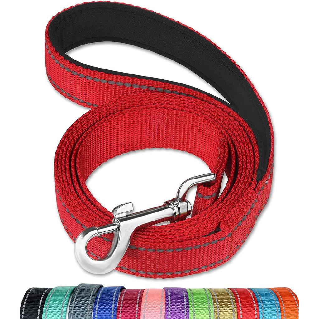 Reflective Dog Leash - Soft Padded Handle for Comfortable Training and Walking - Ideal for Medium and Small Dogs - High Visibili