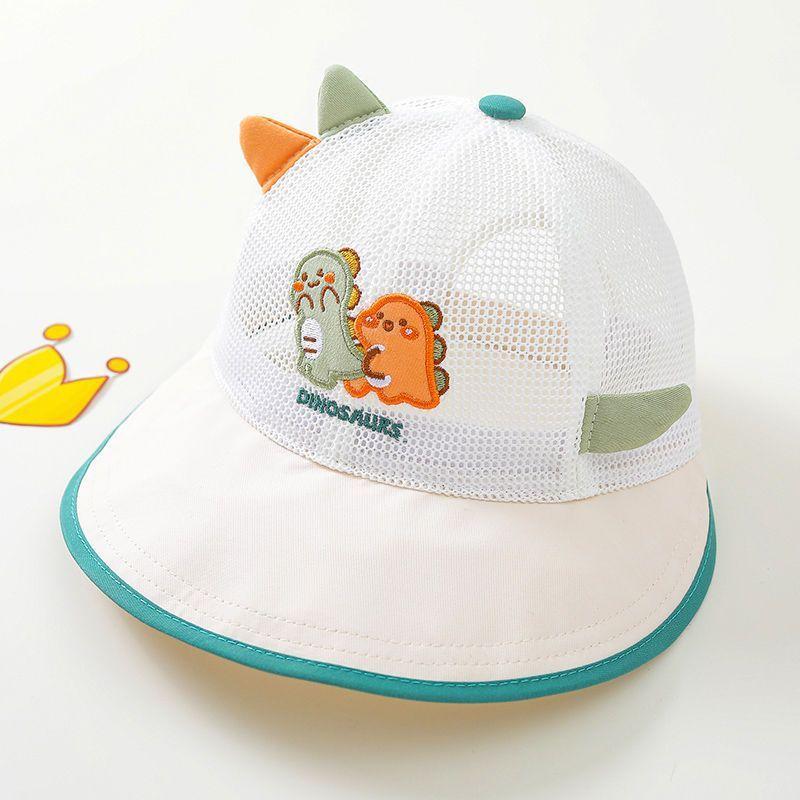 

Childrens Summer Wide Brim Hat With Breathable Mesh For Baby Boys And Girls бежевый