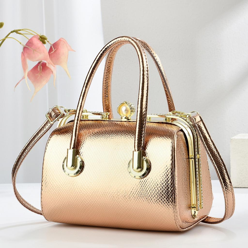 Handheld Single Shoulder Crossbody Bag For Simple Ladies