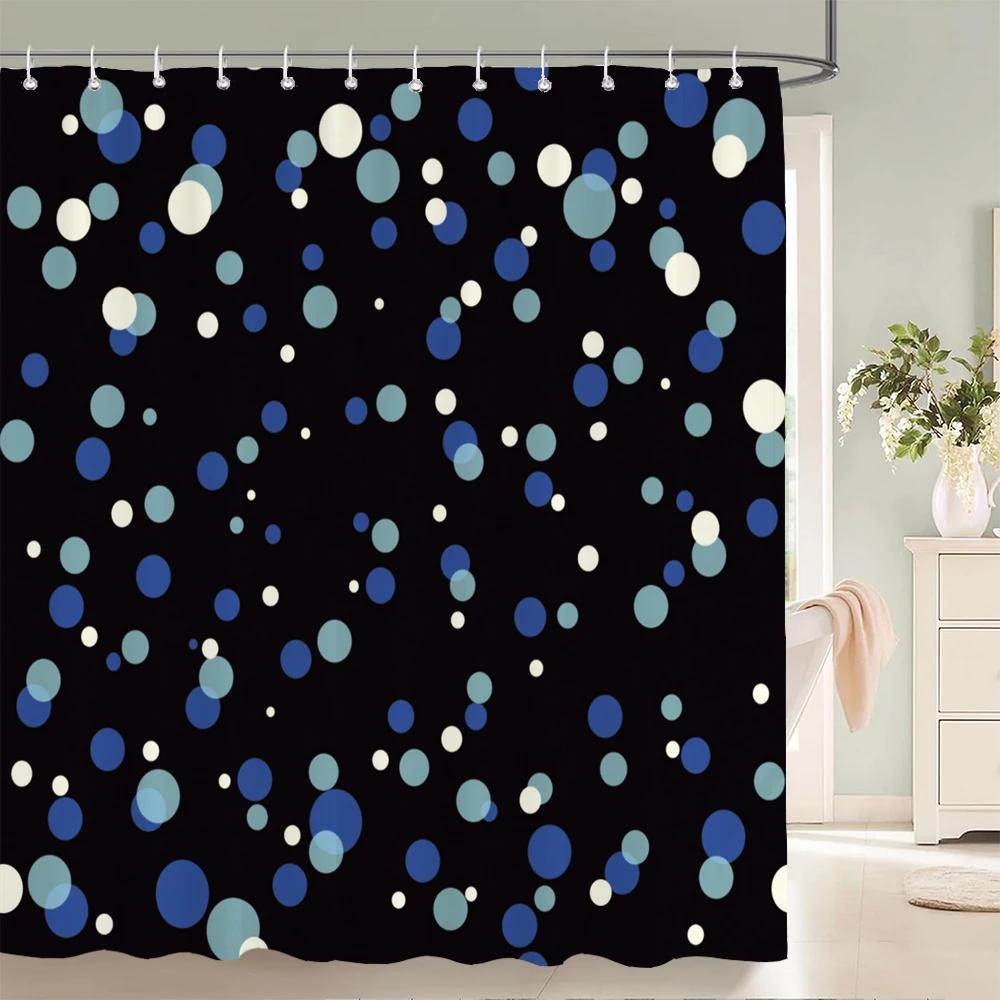 Modern Simple Shower Curtain Nordic Abstract Geometry Shower Curtains Home Bathroom Decor Fabric Bath Curtains With Hooks