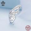 Butterfly Silicone Spacer Beads S925 Sterling Silver DIY Jewelry BSC823