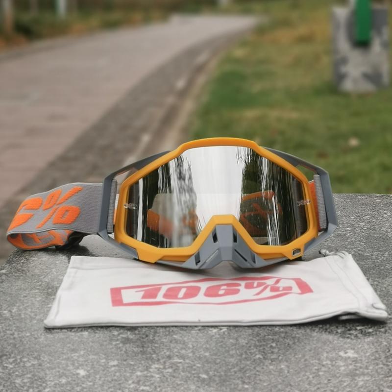 106% Motorcycle Glasses Goggles Motocross Goggles Helmet MX  Dirt Bike ATV Ski Outdoor Sports Glass Scooter Cycling Sunglasses
