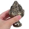 Mini Incense Burner Copper Censer Vintage Style for Meditation Yoga Room Tearoom Decorative Incense Cone Holder Air Purifying