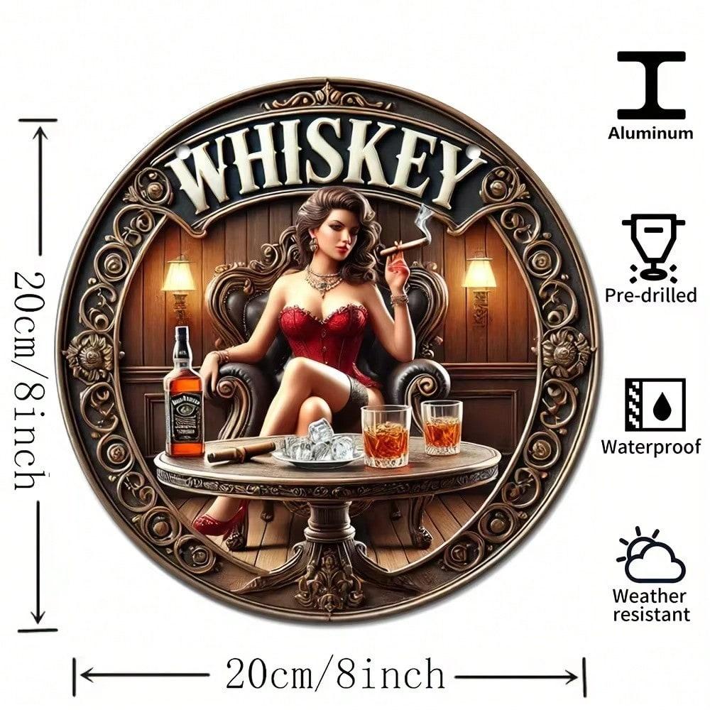 

Retro Metal Tin Sign Bar Pub Decor Vintage Plaque Cafe Club Wall Art 20x20 різнокольоровий