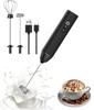 Hand Mixer with 2 Compact and Easy Suitable for Shafts, Whisk, 3-Speed Adjustment, Ultra-Lightweight, Detachable, Operation, Cappuccino, Milk, Coffee,