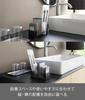 Yamazaki Pouch Amenity W5 x x Tower for Cosmetic Storage Item 10574 & Stand, Vertical, Black, D15.4 H4.6cm, Series, Samples, Amenities, Case,