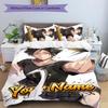 3pcs Rintaro Suna Cover Set - Personalized Name, HD Printed Bedding with 1 Cover and 2 Pillowcases - Perfect for Home Decor, Easy Care