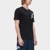 Fila Fusion Letter Print American Retro Sports Short Sleeve T-Shirt Men Tops Black T11M332106FBK