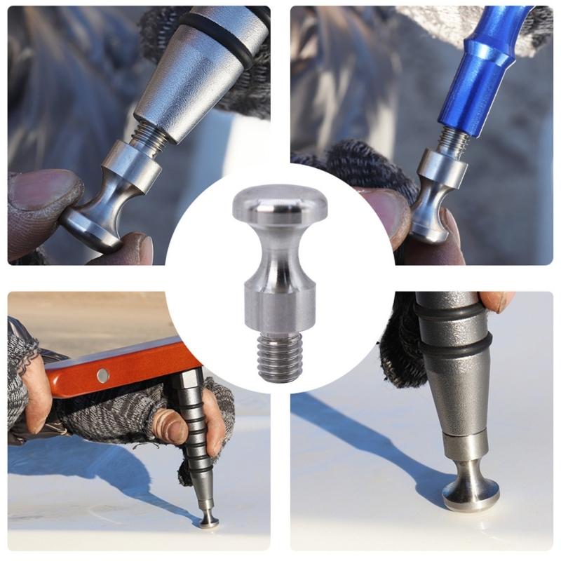 Repair Dent Tool Heads for DIY Enthusiasts Stainless Tapper Tool Head Professional Dent Puller Repair Kit