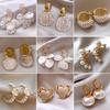 2025 New French Pearl High-End Luxury Earrings for Women - Unique Niche Design, Hot-Selling Studs