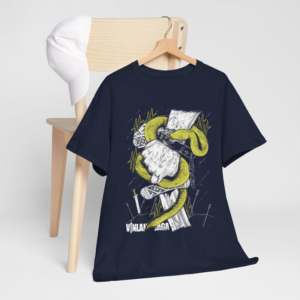 

Vinland Saga Shirt,Thorfinn Shirt, Vinland,Askeladd,Manga Black Shirt,All Size M