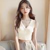 Tangerine Knitted Sleeveless Vest: 2025 Exquisite Summer Thai Camisole