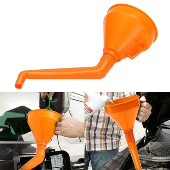 Universal Plastic Car Gasoline Engine Motorcycle Refuel Funnel Oil with Filter