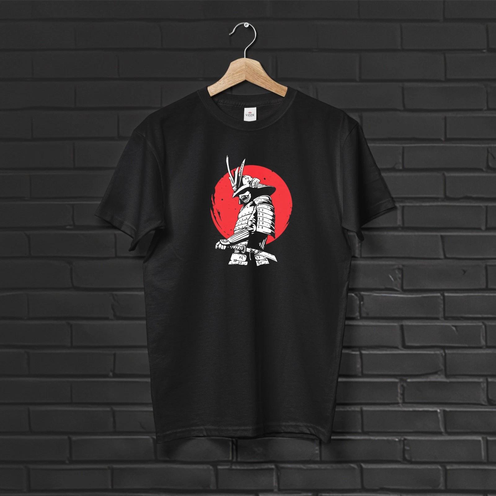 Bushido Warrior Japanese Samurai Graphic Casual Heavyweight T-Shirt M