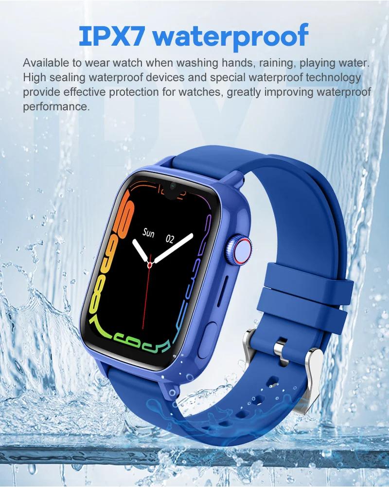 2025 NEW 4G Smart Watch Kids GPS WIFI Video Call SOS APP Download Child Smartwatch Camera Monitor Tracker Location Phone Watch