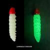 12Pcs Floating Worm Lures 1.1G/38Mm Trout Fishing Soft Lure Shrimp-Scented Bait Artificial Silicone Trout Plastic Baits