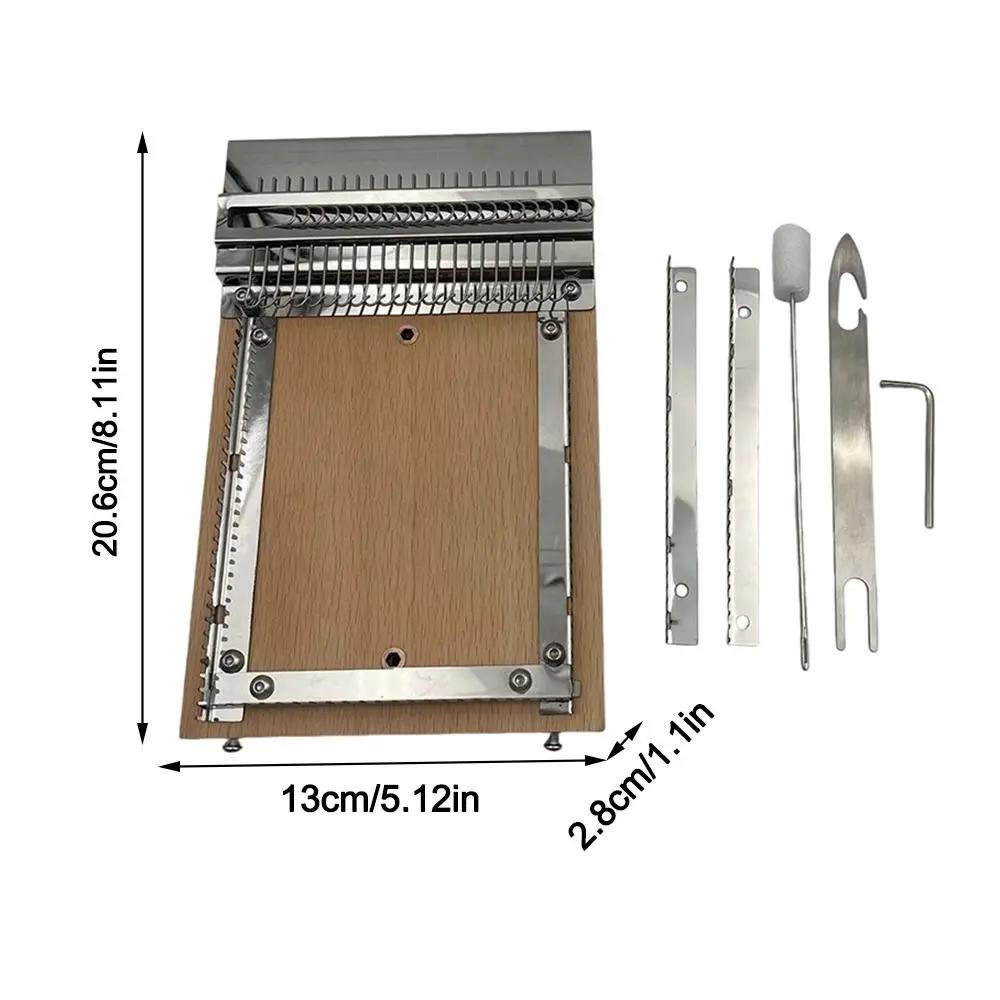 Nový Pletací stroj Lightning DIY Ruční tkalcovský stavový set Stroj na pletení gobelínů Pletací nástroje