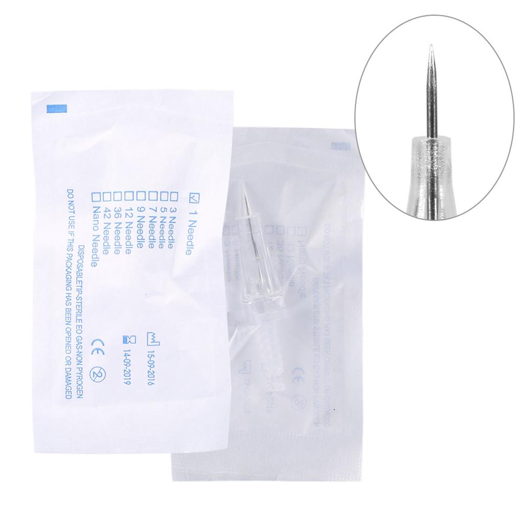 10Pcs/Set 10Types Eyebrow Tattoo Cartridge Rotary Electric Microneedle Stamp Skin Pen Needle