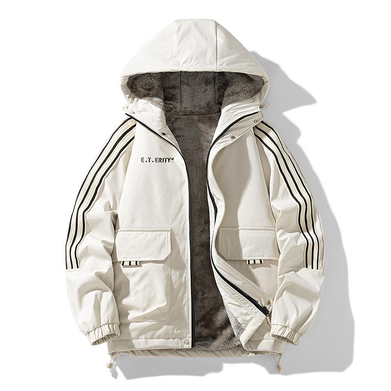 Übergröße 8XL Jacke Herrenjacke Herbst und Winter Plus Samt Große Größe Locker Lässige Jacke