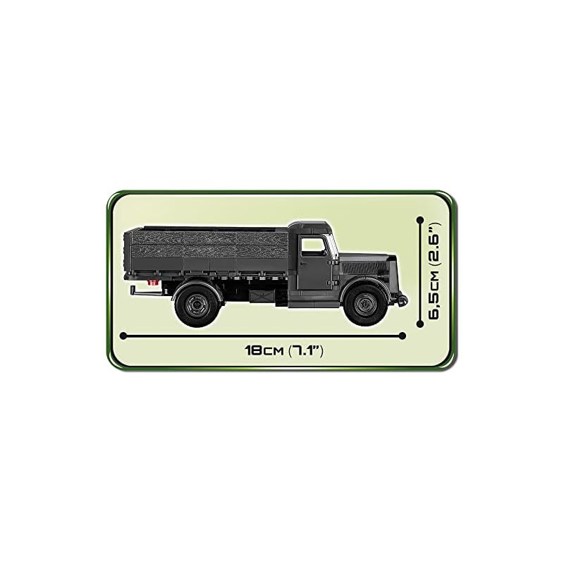 Cobi Historical Collection #2259 Opel Blitz 3.6-36S (German Army) 1/35 Scale