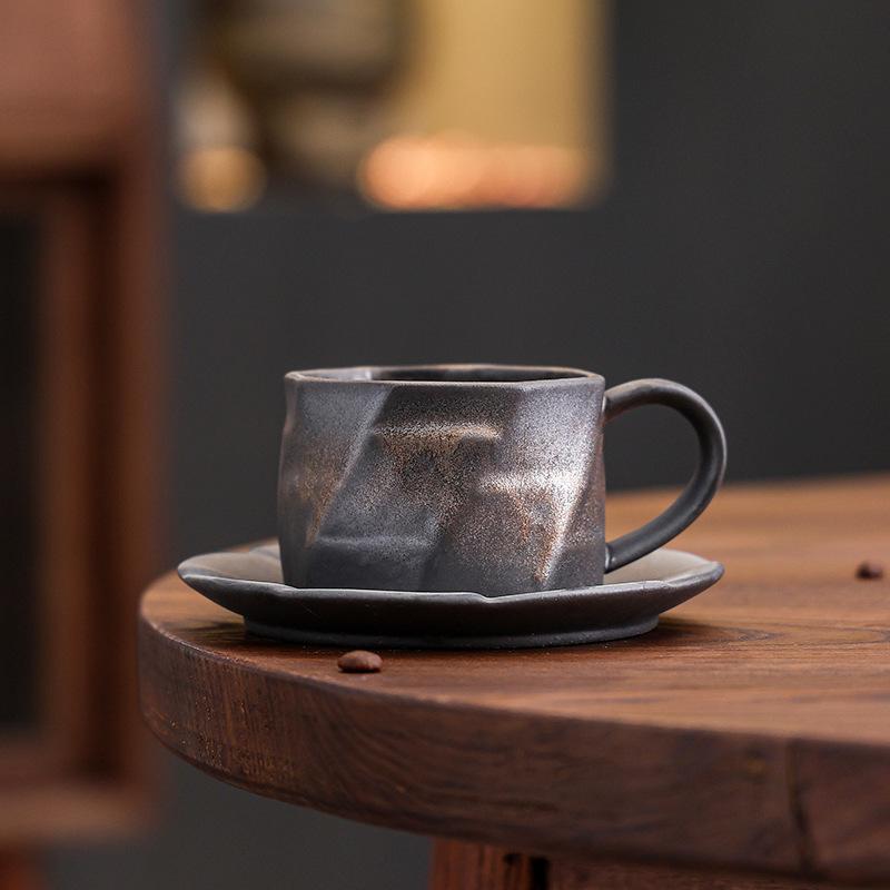 Espresso Coffee Cup And Saucer Set, Latte Latte Cup, High-Value Mug.